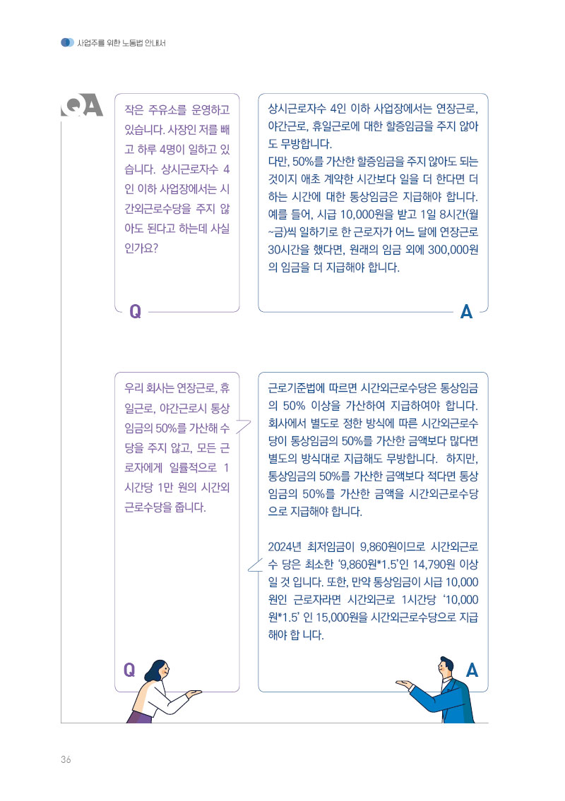 연장·야간·휴일근로